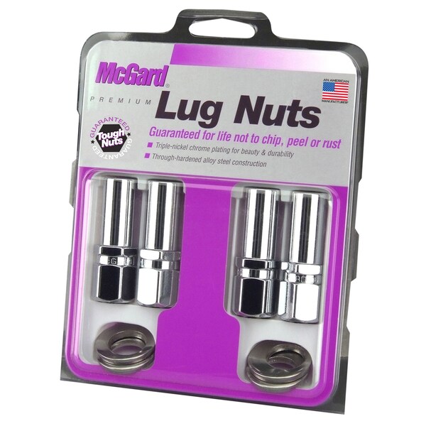 Mcgard LUG NUT PACKAGED/4 1/2 CENTER WASHER X-LONG SHANK DRAG RACING 63004 - main